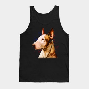 Bullie Beauty Fashionable Tee Celebrating the Endearing Bull Terrier Breed Tank Top